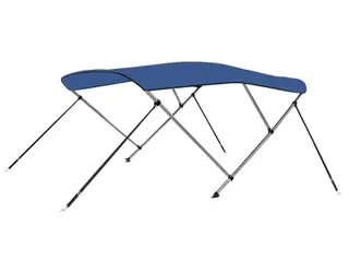 Biminitop med 3 buer 183 × 160 × 137 cm - marineblå