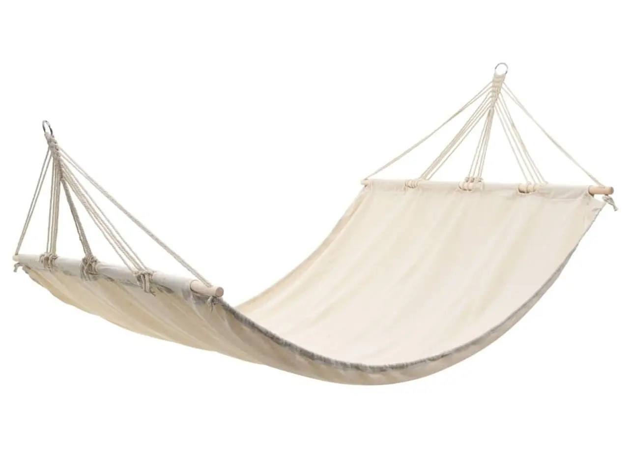 Billede 1 - Hængekøje med stang 210 x 150 cm creme