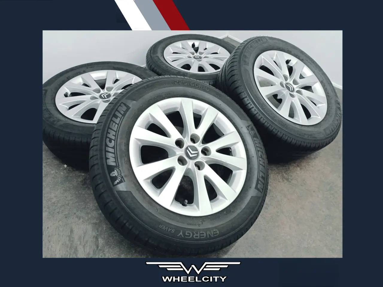 Billede 1 - 5x108 16" ET28 nav 65,1ø CITROEN C5 sommersæt