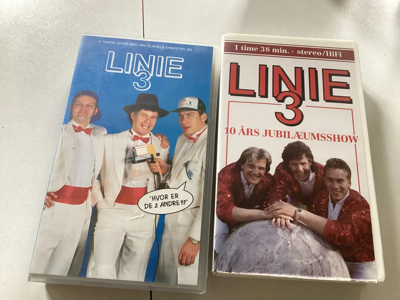 Billede 1 - 2 VHS video med Linie 3