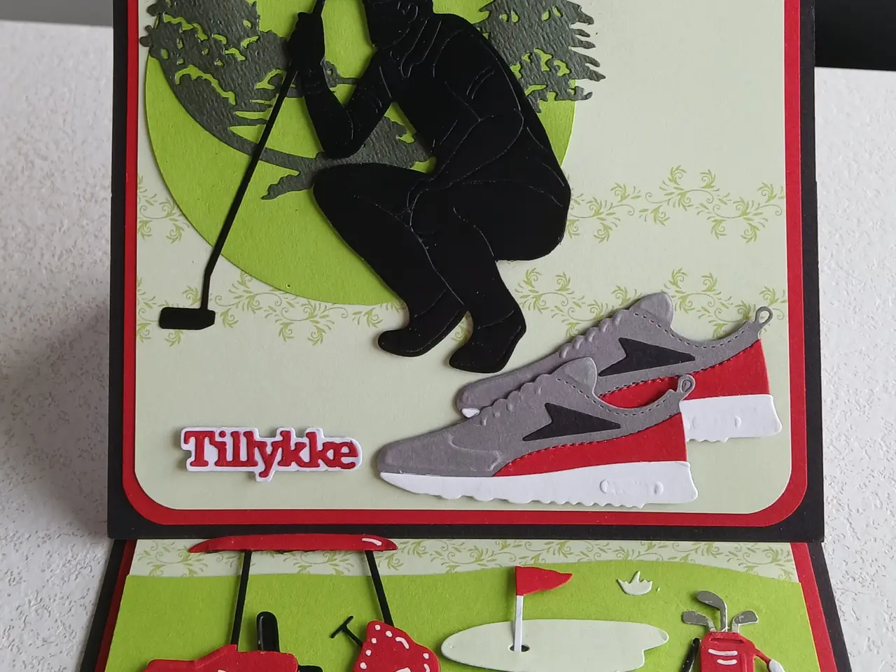 Billede 1 - tillykke kort til golf interesserede sælges