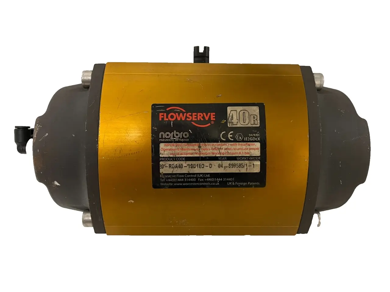 Billede 1 - Flowserve Norbro 40R Pneumatic Actuator -