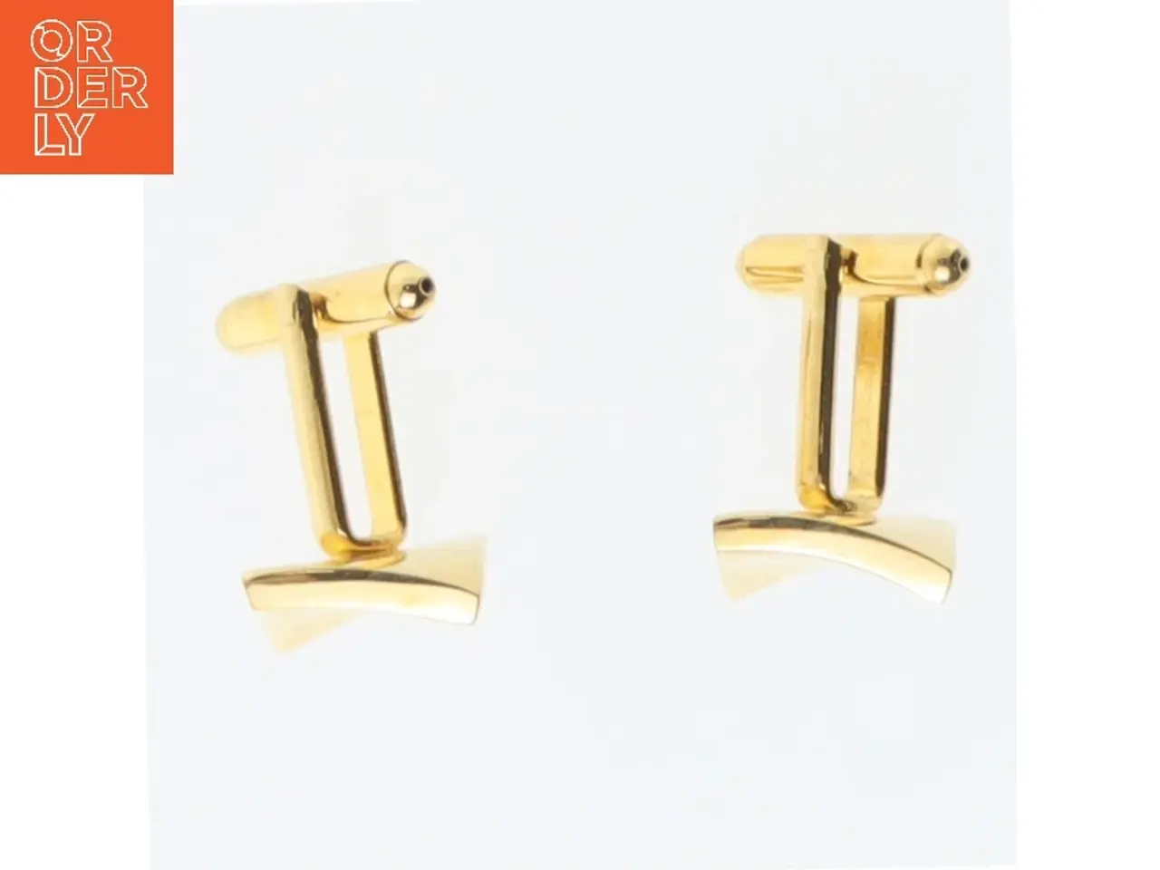 Billede 3 - Guld manchetknapper (str. 2 cm)