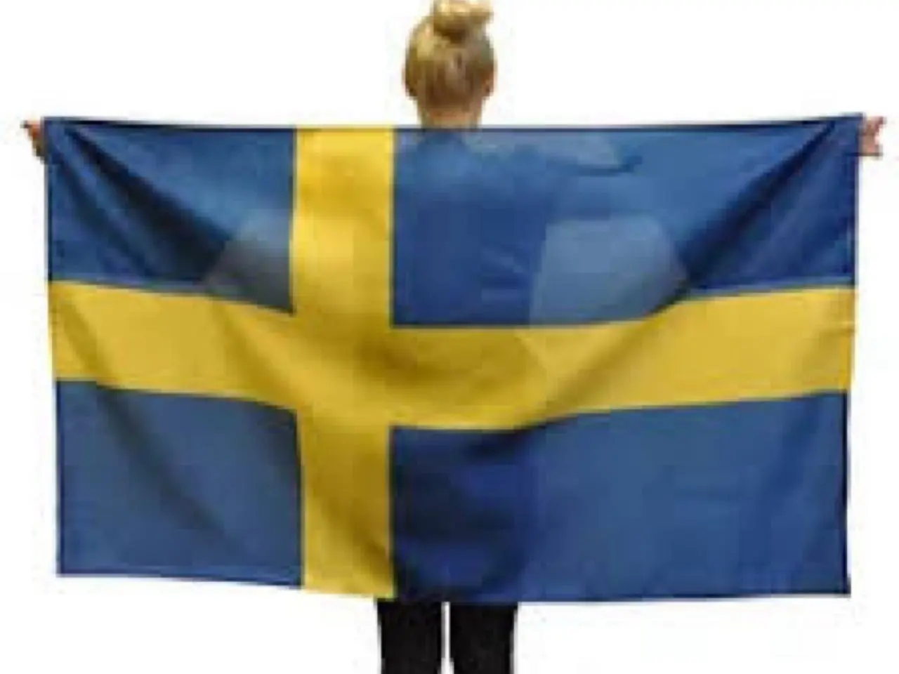 Billede 1 - Sverige flag / svensk flag 90x150 cm