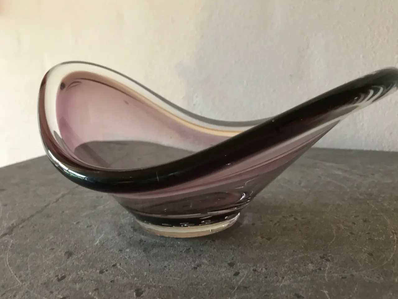 Billede 4 - Glasskål / Glas kunst (Homegaard?)