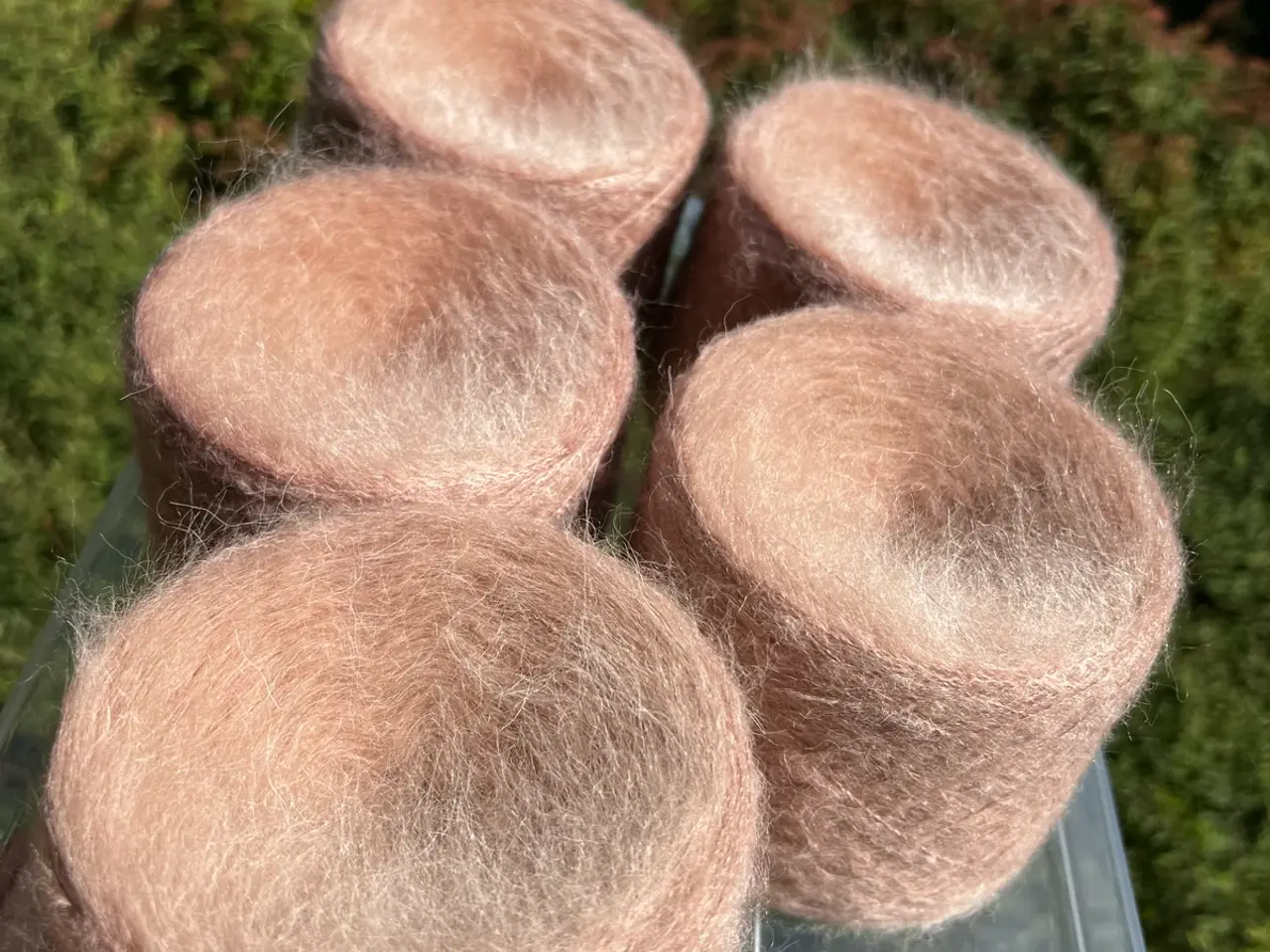 Billede 5 - Italiensk garn - Mohair / Silke - Beige Rosa - 515