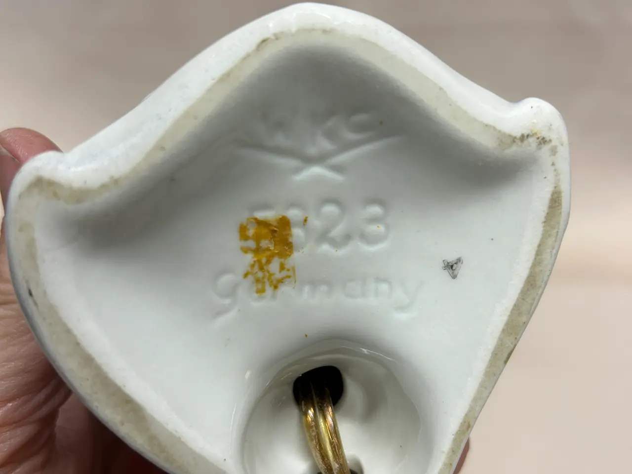 Billede 3 - Klassiske bordlampe i porcelæn.