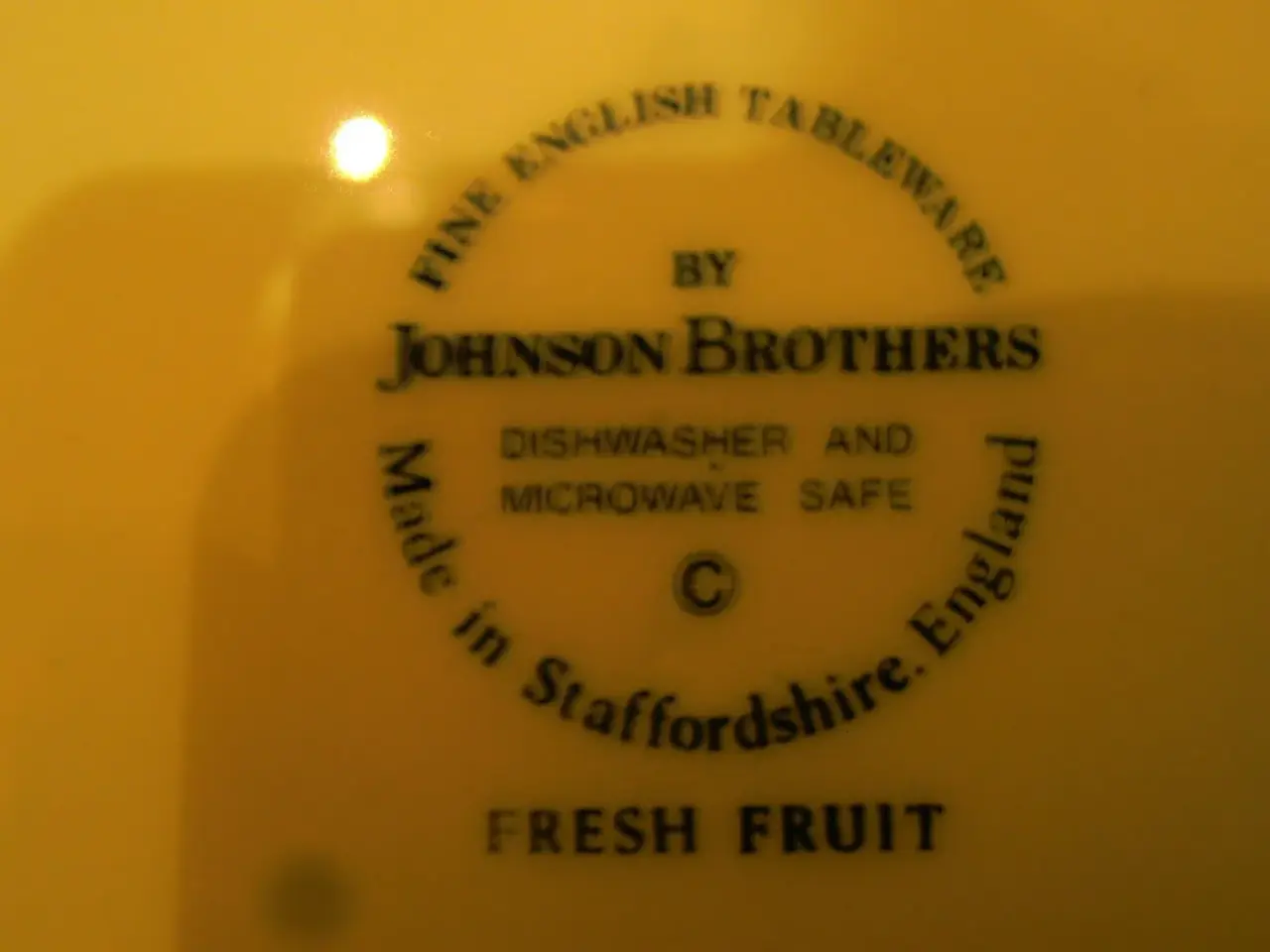 Billede 2 - Porcelæn Engelsk "Fresh Fruit"