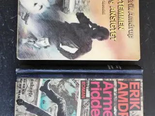 2 krimi-bøger af Erik Amdrup