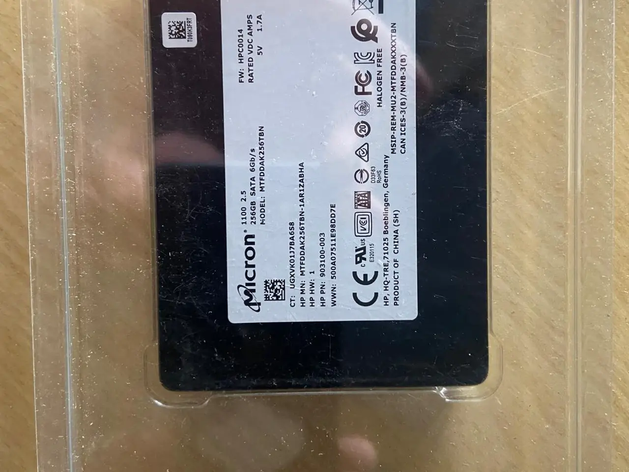 Billede 1 - Micron 256GB SATA SSD 2.5” – NY