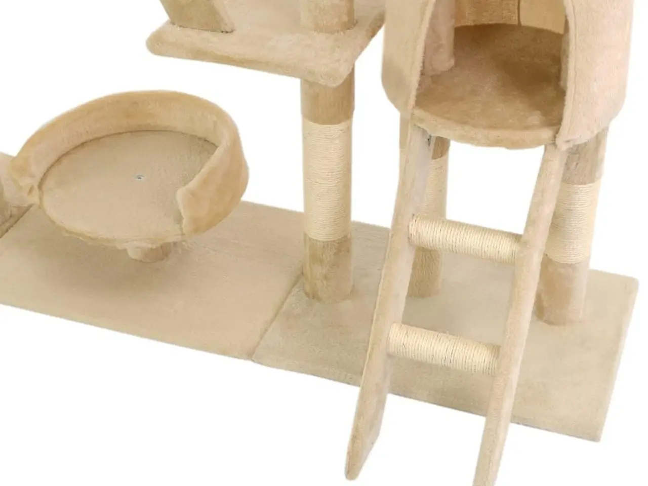 Billede 7 - Kradsetræ med sisal-kradsestolper 230-250 cm - beige