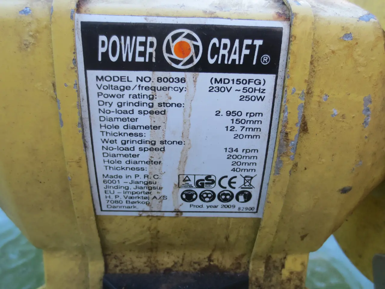 Billede 5 - 1 stk Bænksliber Power Craft