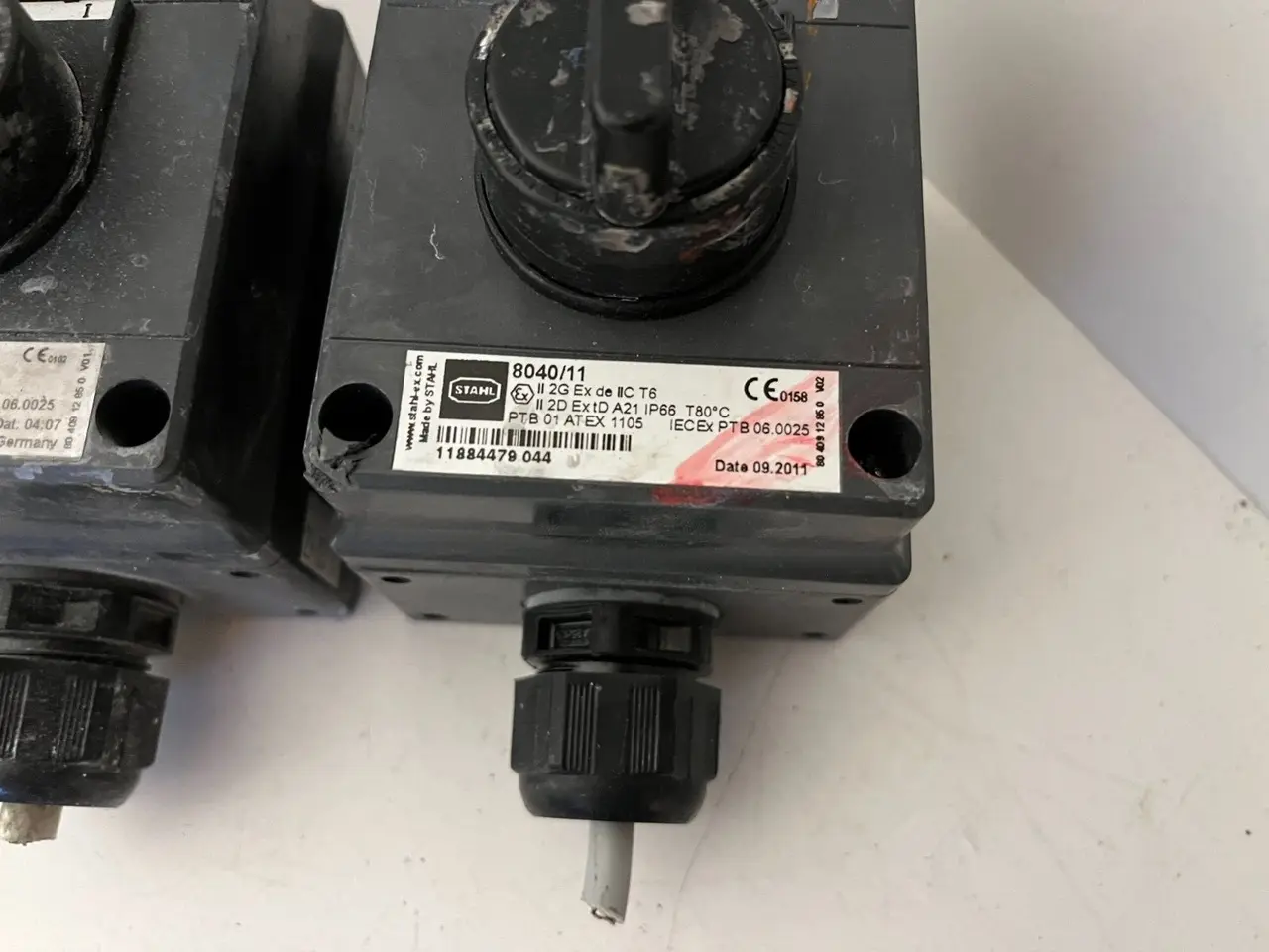Billede 2 - 2x R. STAHL 8040/11 Explosion-Proof Rotary - 500V