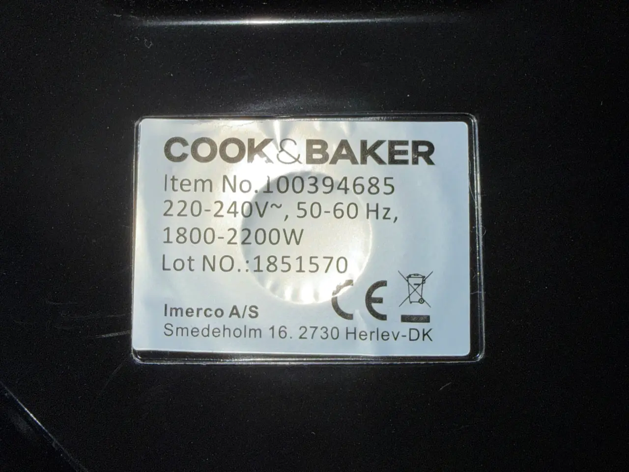 Billede 2 - Cook & Baker Kontaktgrill / Paninigrill (2200W)