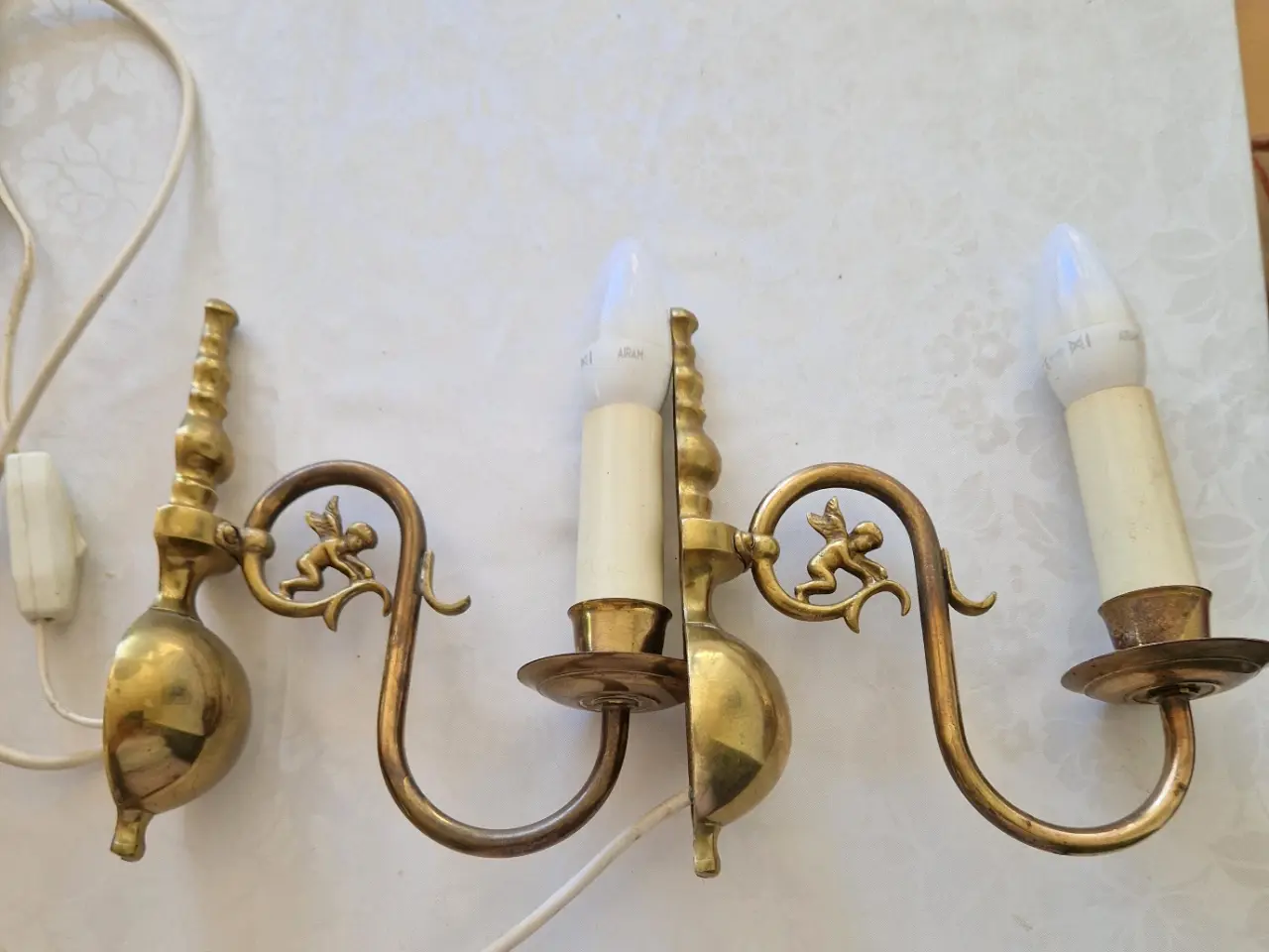 Billede 4 - Dansk vintage lampe sæt frs 50erne