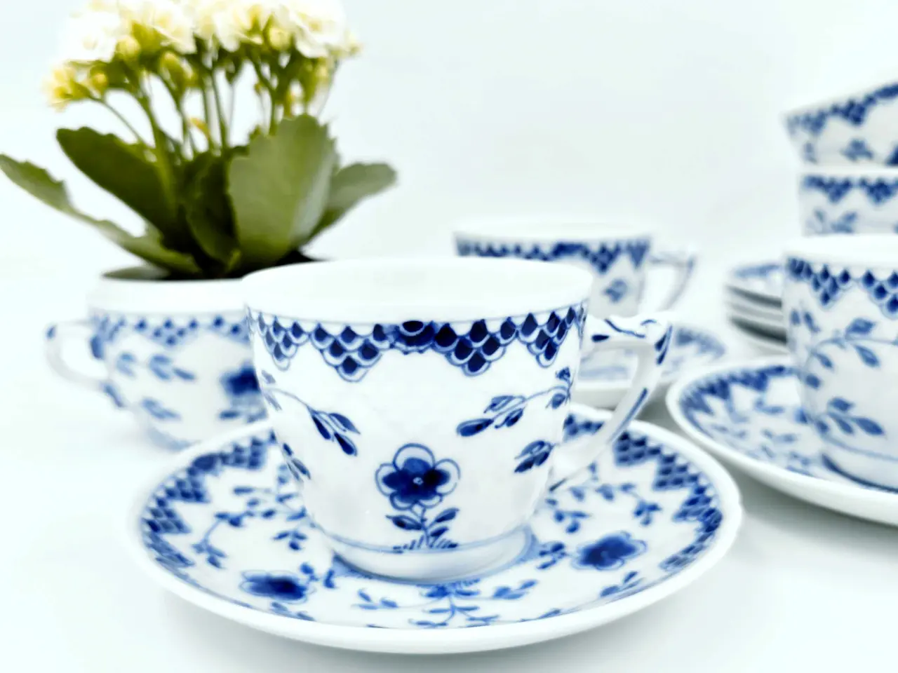 Billede 4 - Dickens Sommerfugl kaffekopper Porcelæn