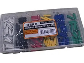 HERO Sikrings Sortiment 120 Stk.