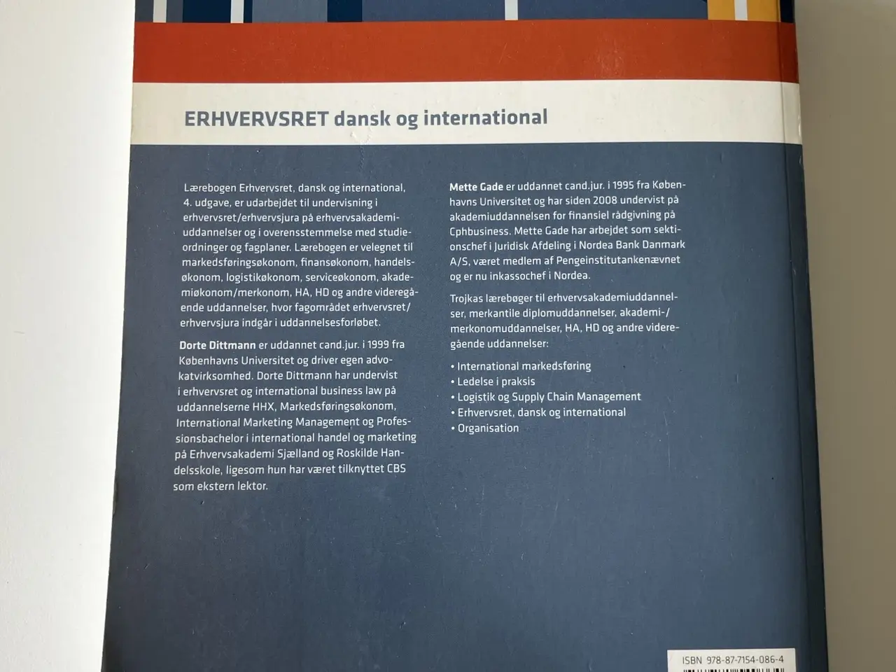 Billede 2 - Erhvervsret - dansk og international (4. udg./2. o