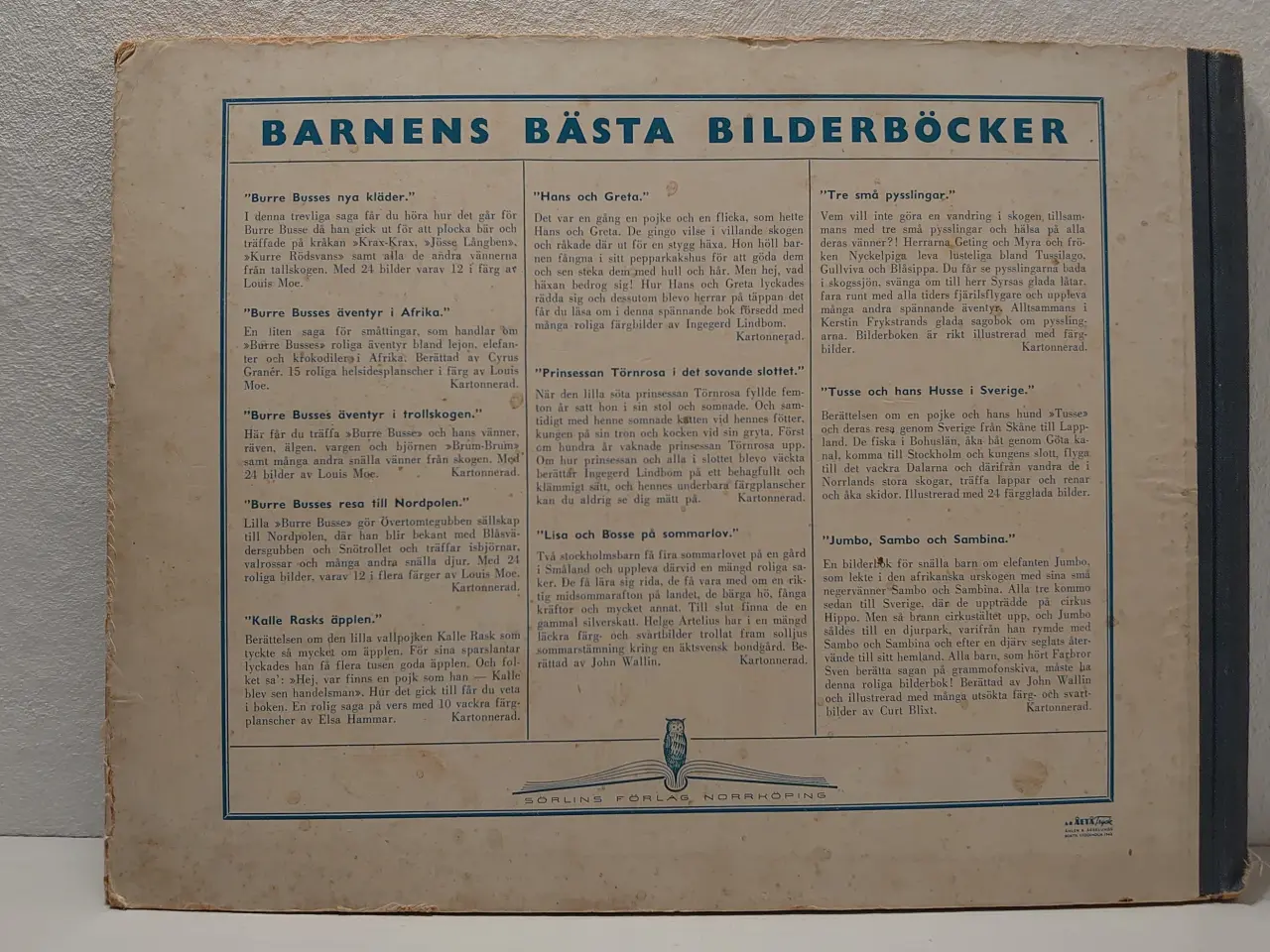 Billede 2 - Louis Moe:Burre-Busses Äventyr i Afrika. Sv. 1942