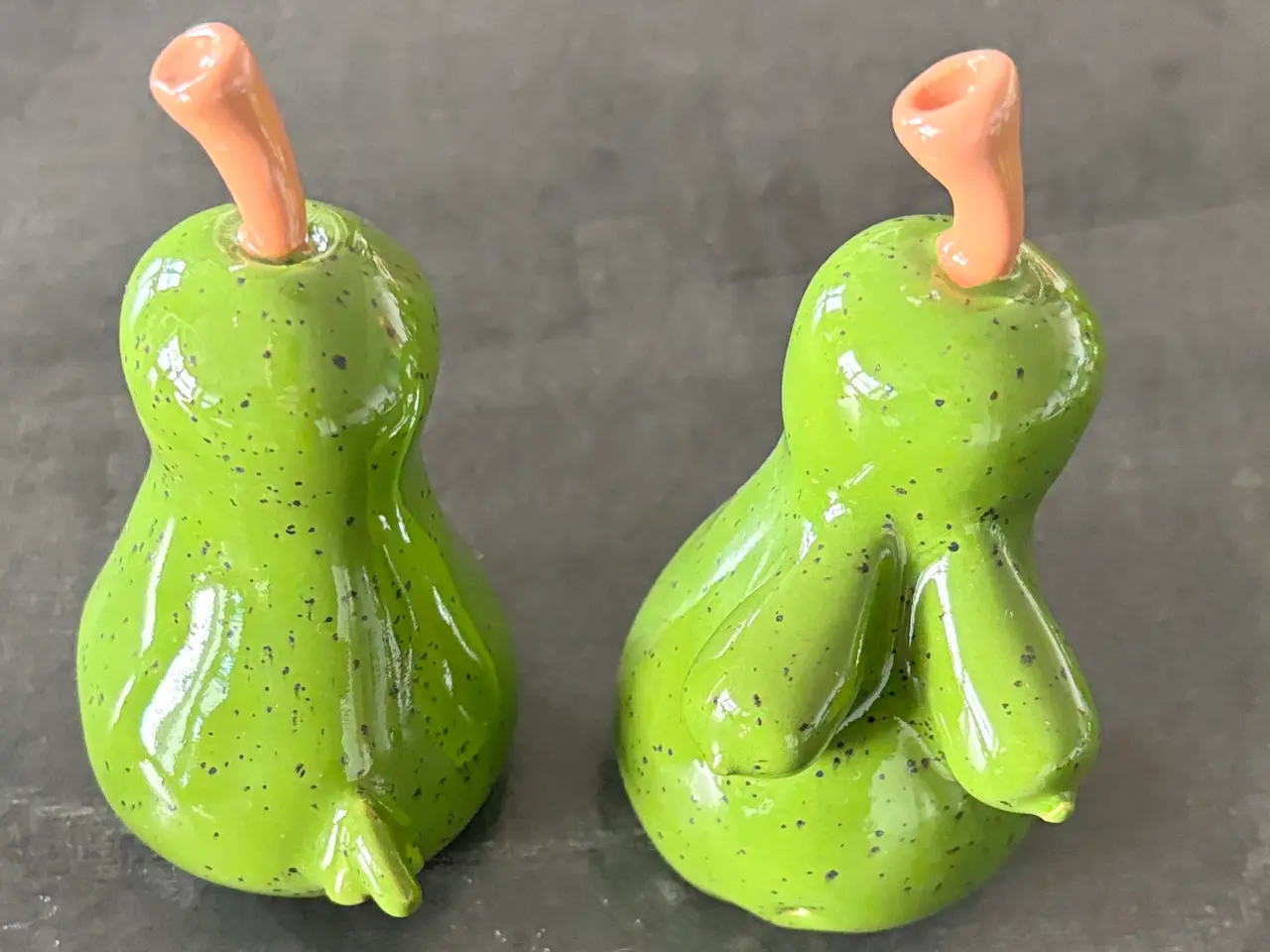 Billede 5 - Pære folket figurer håndlavet i keramik
