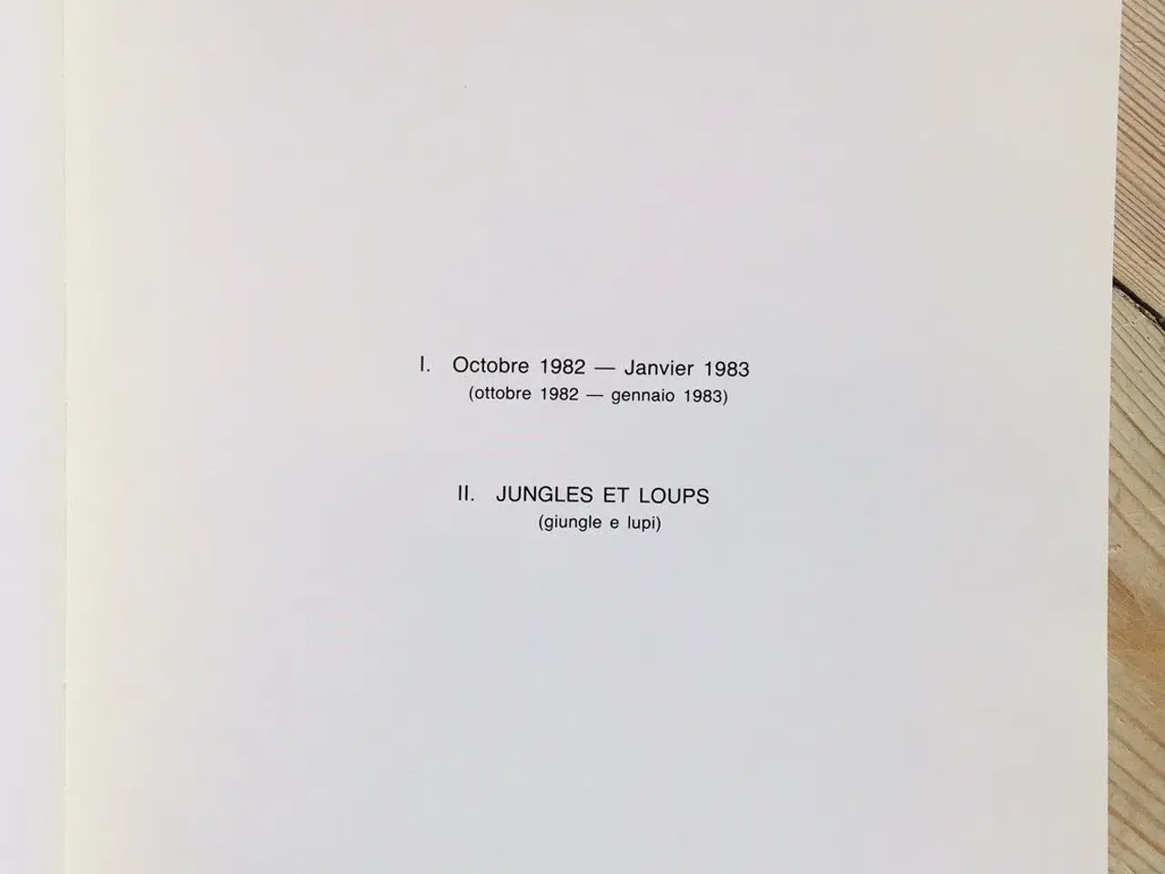 Billede 3 - Jungles et Loups (1982-83)