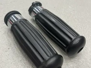 Sort/krom håndtag til Harley-Davidson