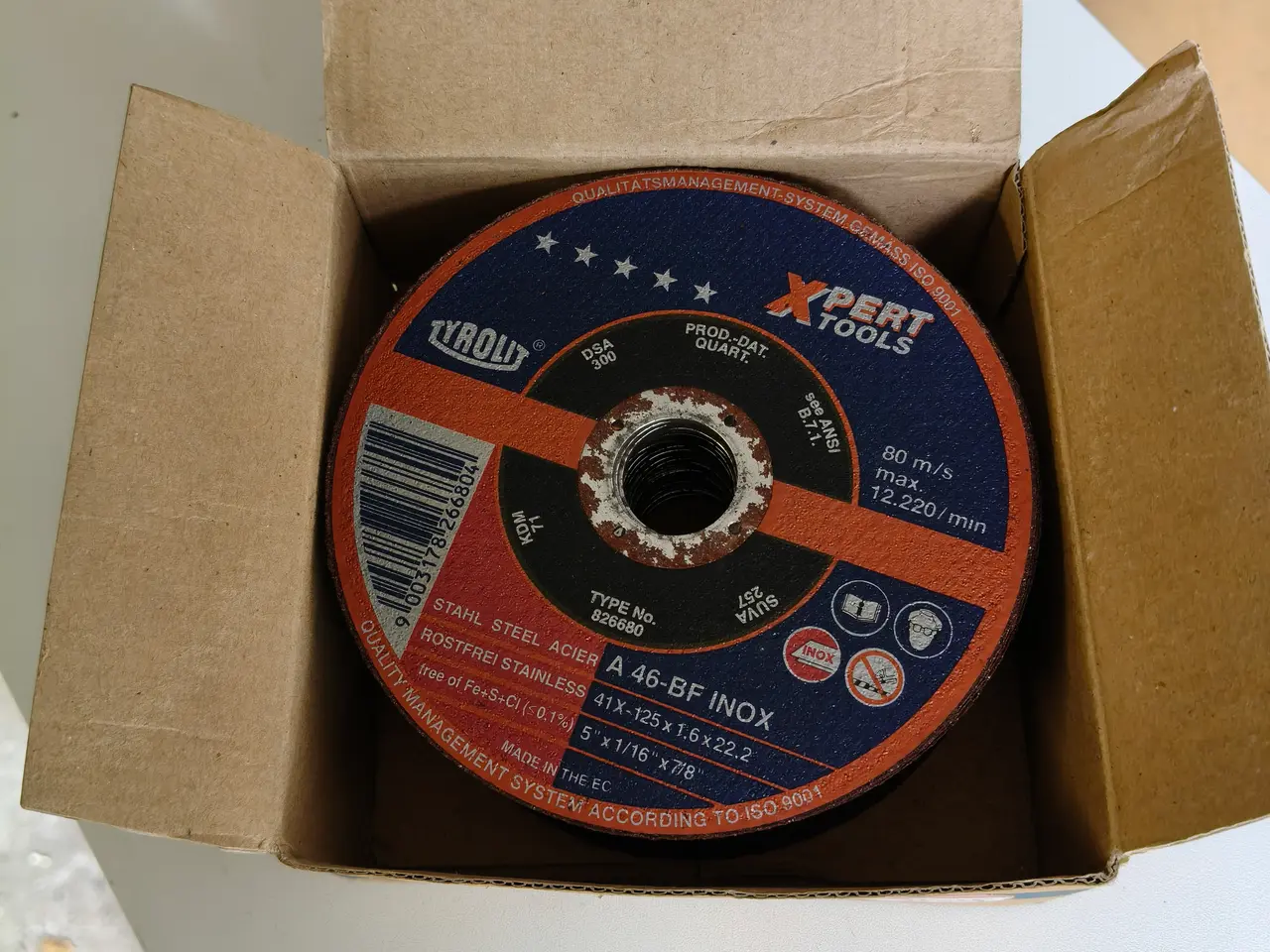 Billede 3 - Skæreskiver 125 mm til rustfri og stål 25 stk i ka