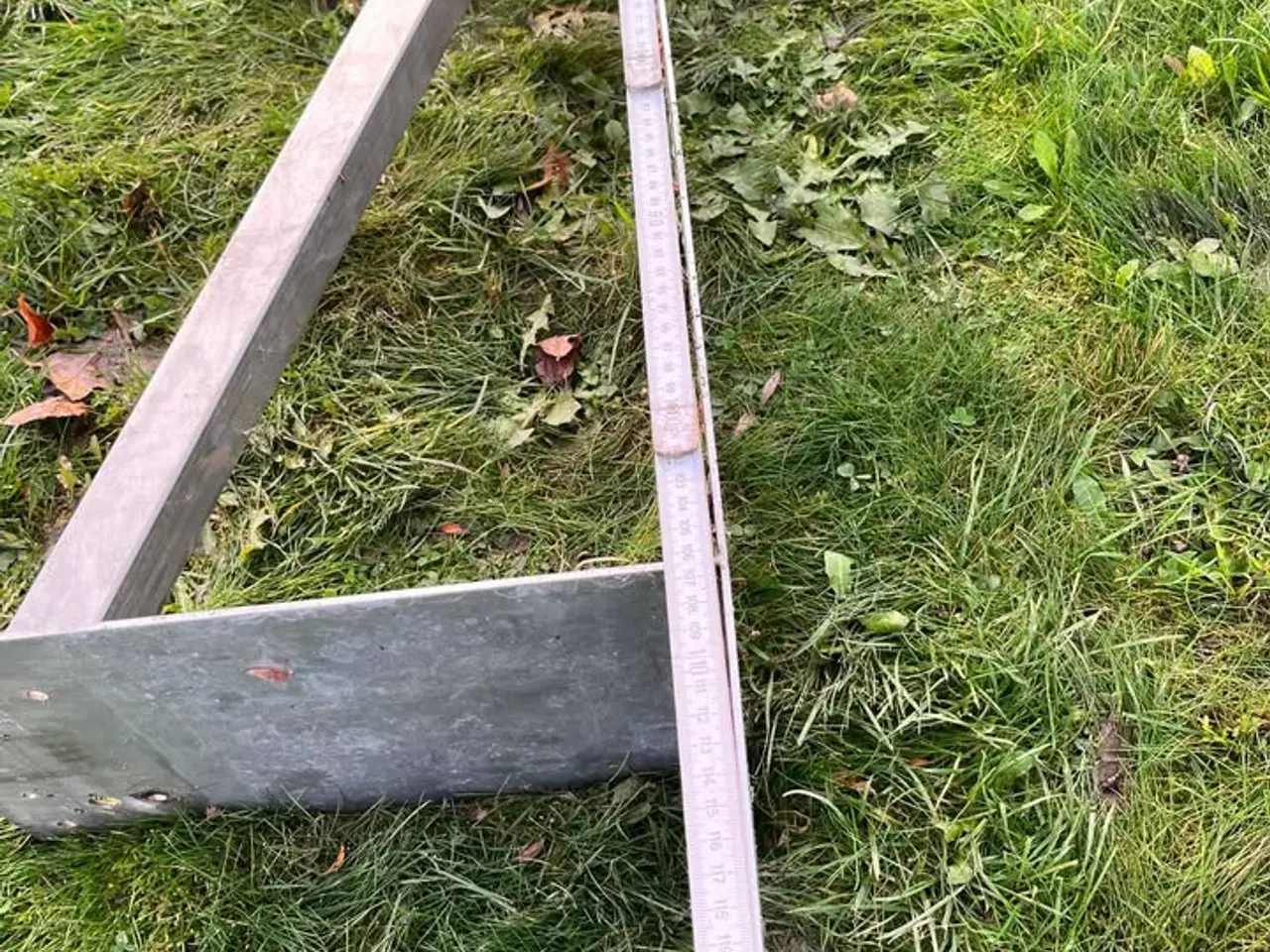 Billede 5 - 2 stk rustfri syrefaste vinkelbeslag 120 cm