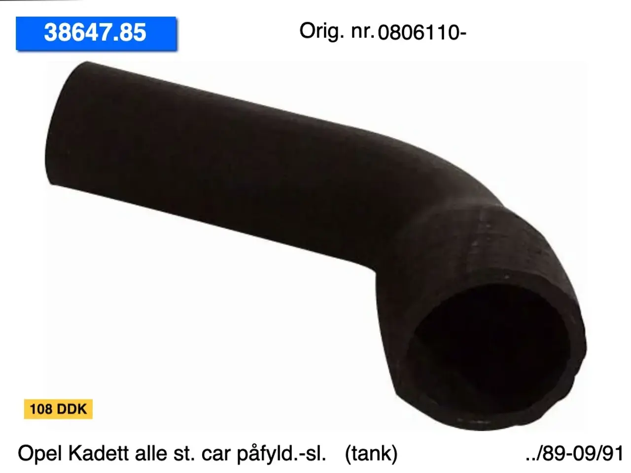 Billede 13 - Opel Kadett st. car tanke