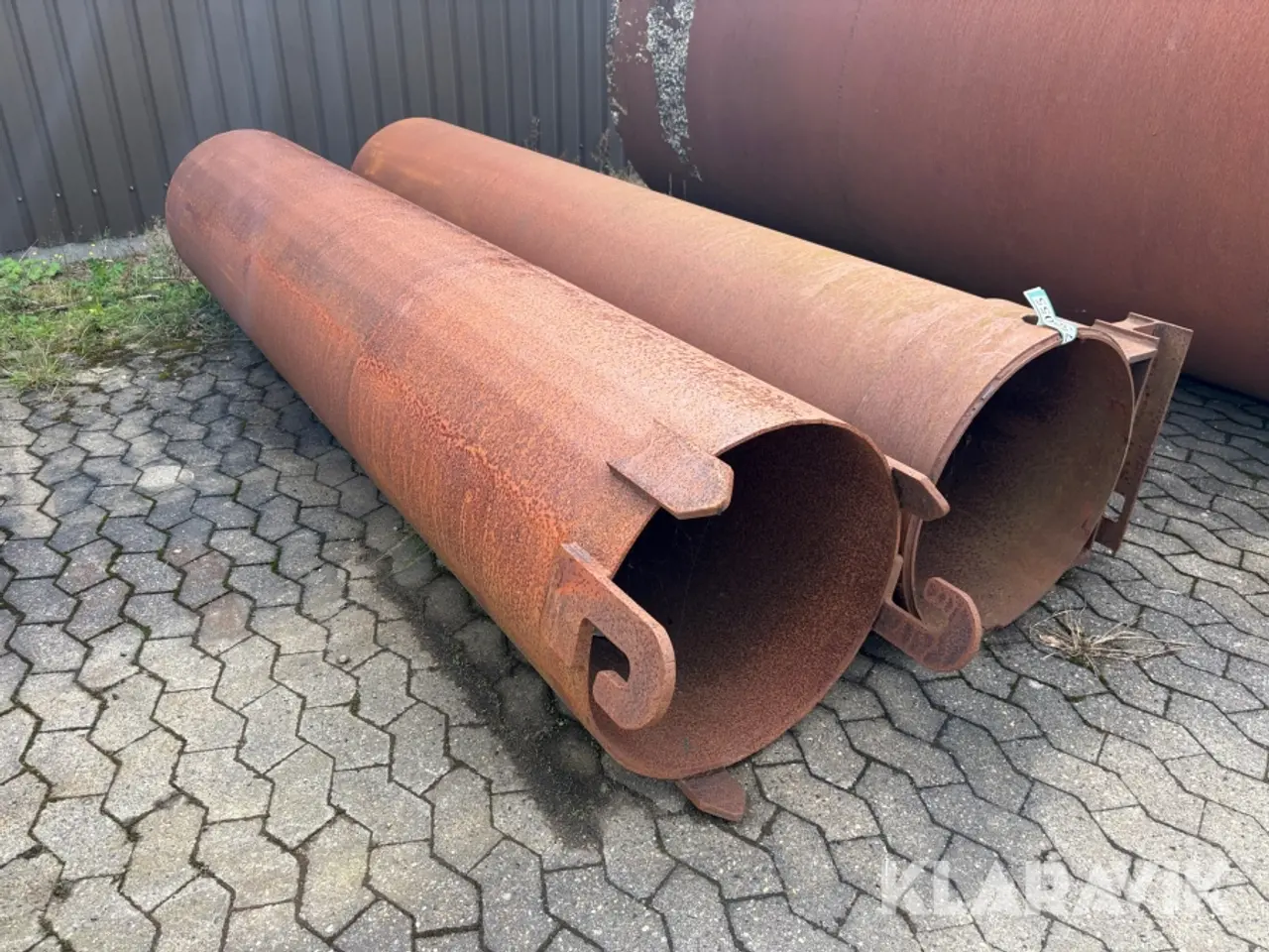 Billede 3 - Casing jern rør Ø. 3000x680mm 2 styk