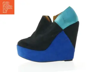 Farverige kilehælsko fra Sugarfree Shoes (str. 41)