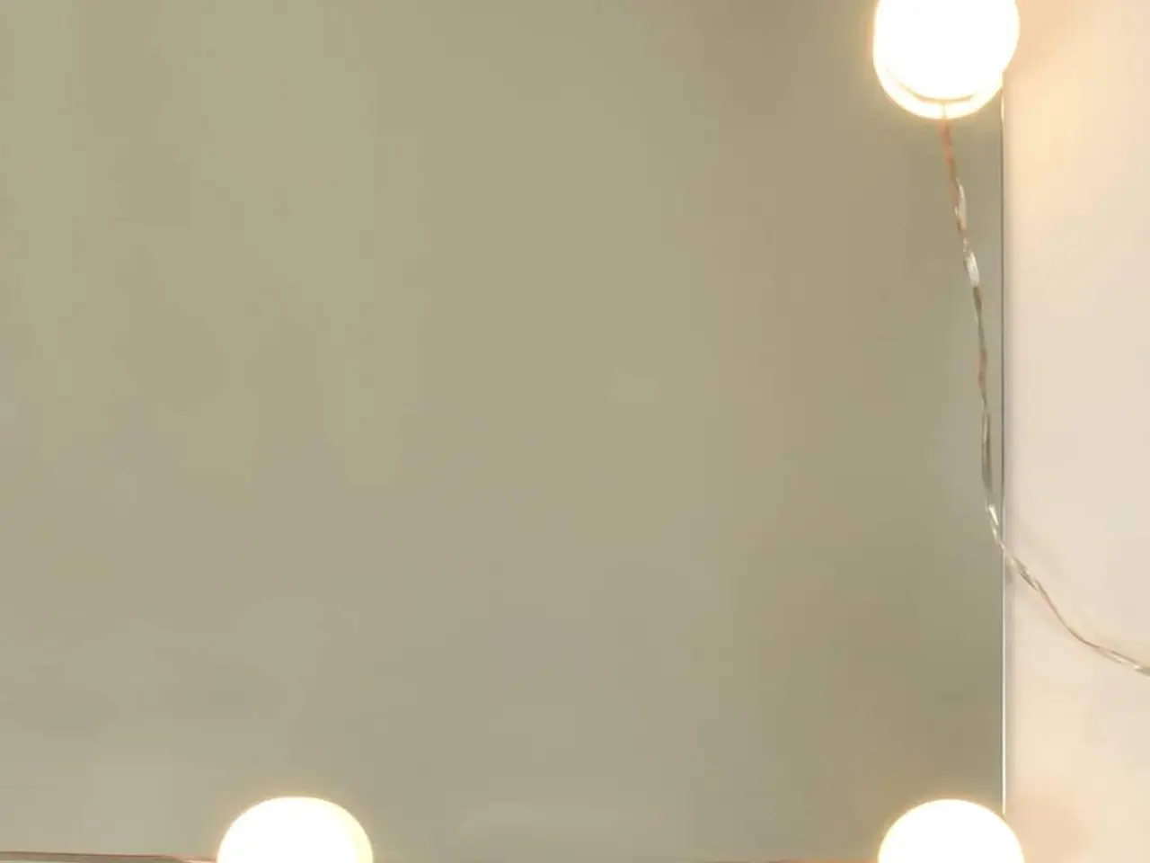 Billede 9 - Makeupbord med LED-lys - 74,5 × 40 × 141 cm, betongrå