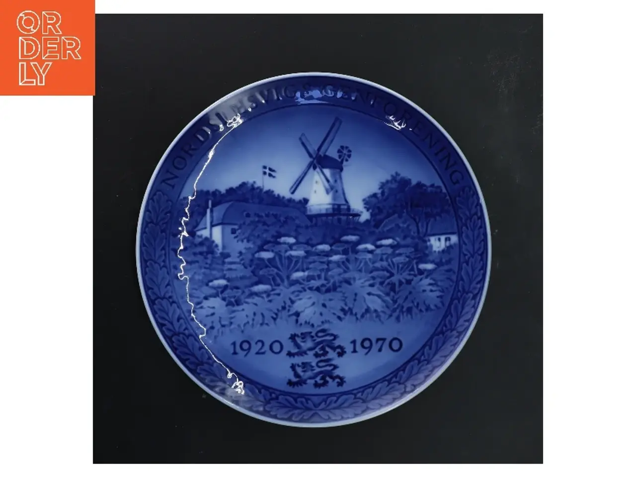 Billede 1 - Porcelænsmindetallerken 1920-1970 fra Royal Copenhagen (str. Ø 21 cm)