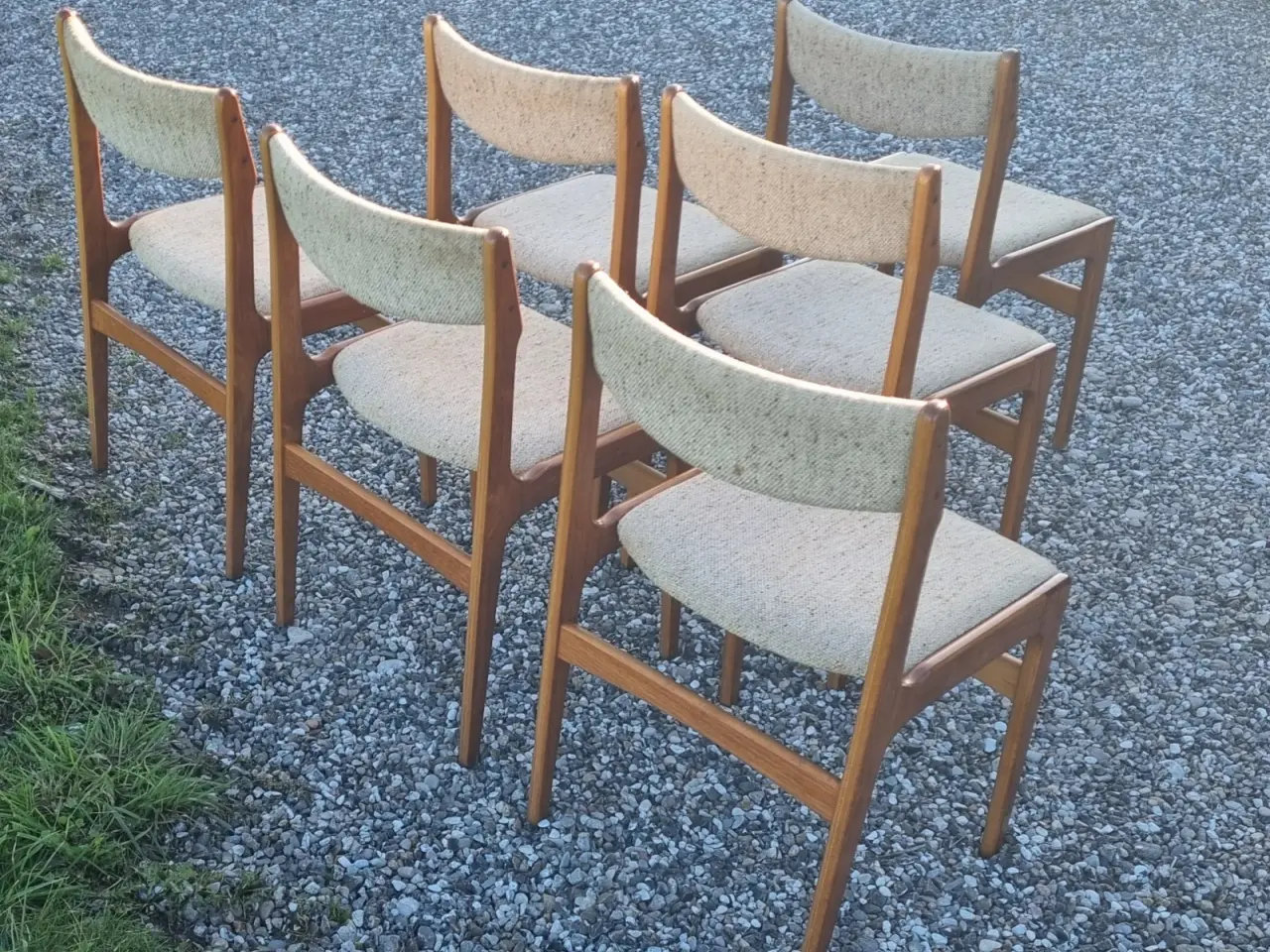 Billede 4 - Erik Buck spisebords stole I teaktræ