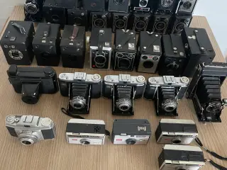 Gamle fotoapparater