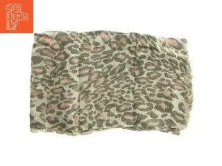 Leopardmønstret tørklæde (str. 186x102 cm)