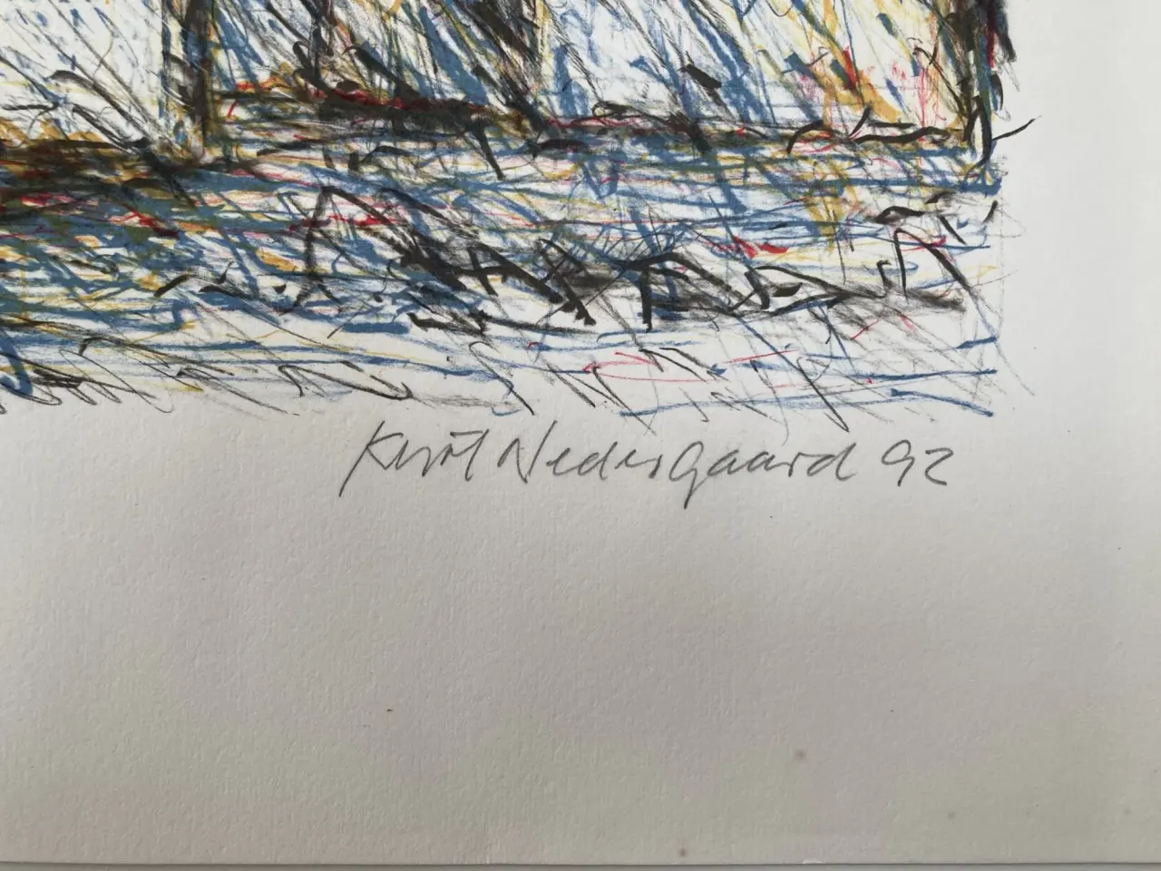 Billede 2 - Kurt Nedergaard Litografi NY PRIS