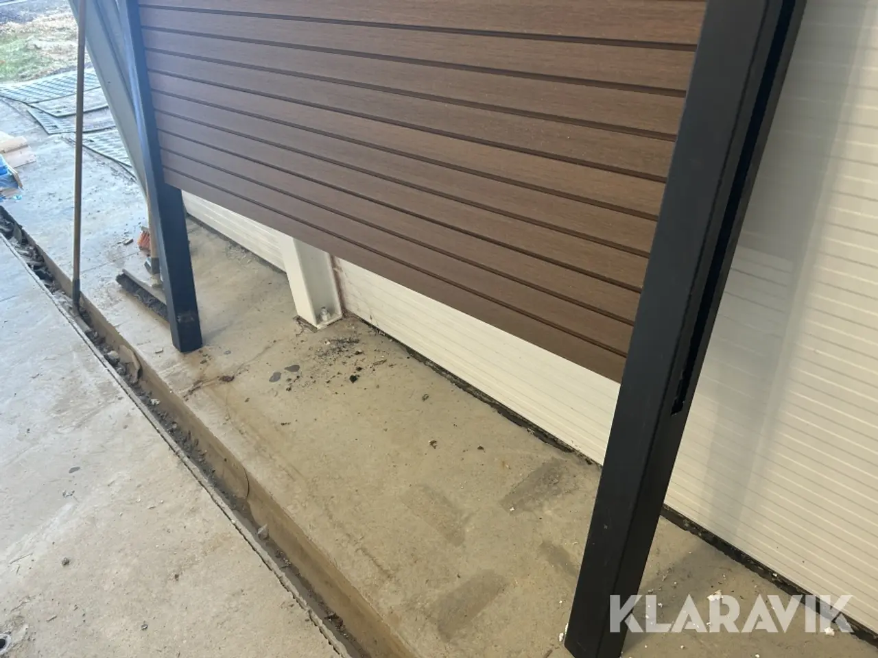 Billede 6 - Komposithegn Kirkedahl Brun Sorte galvaniseret stolper, 10 fag