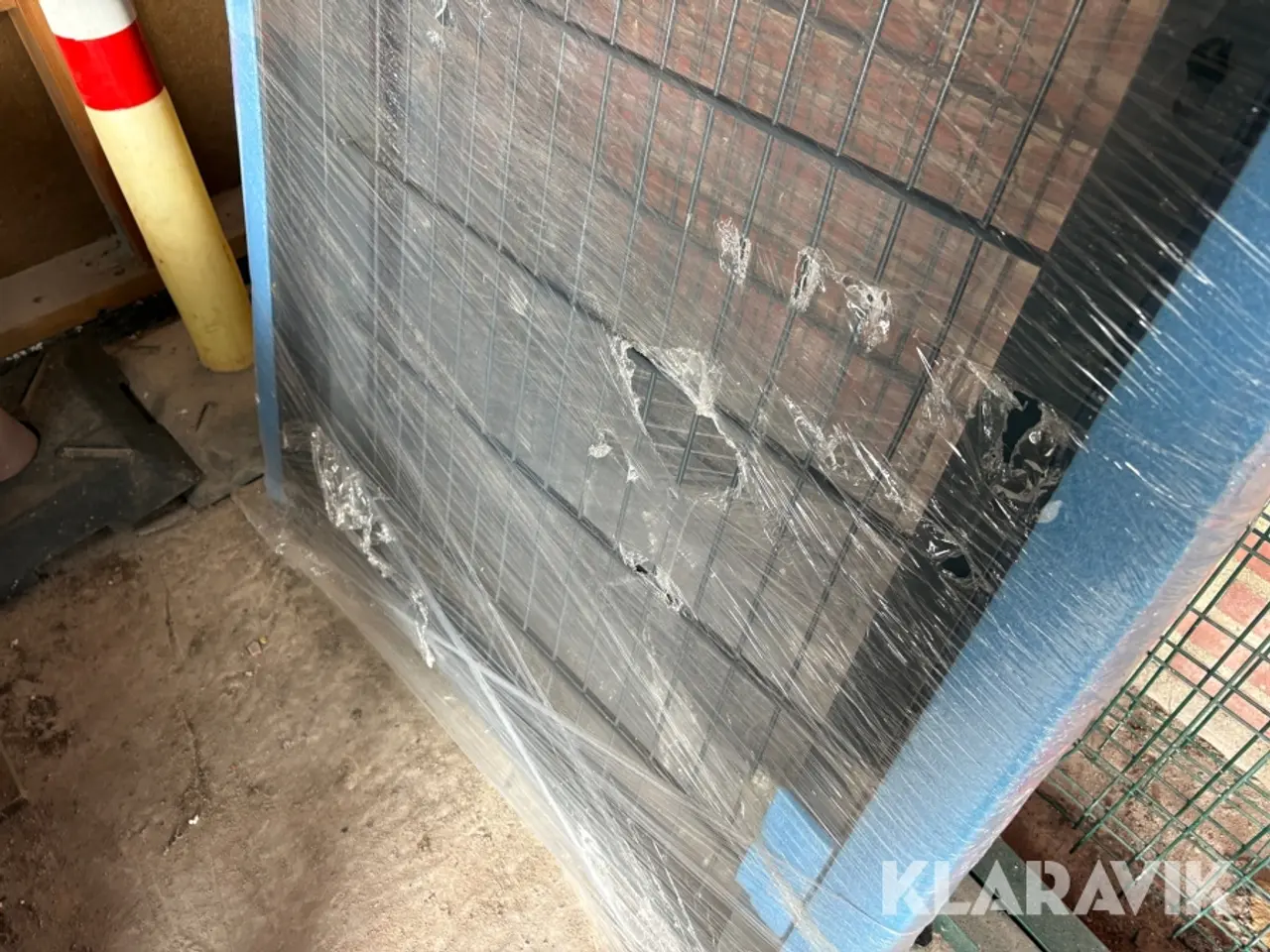 Billede 3 - Låge inklusiv beslag og håndtag - 200x100 cm - grå