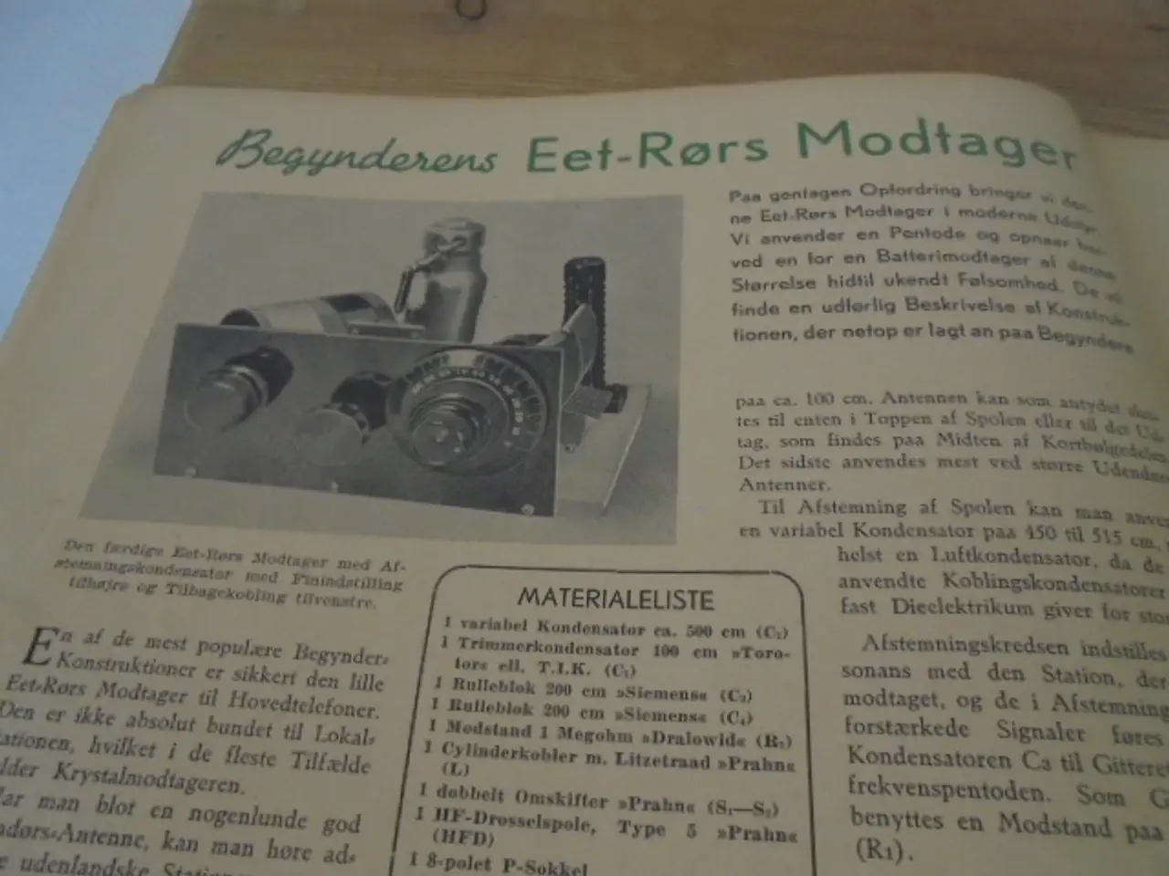 Billede 4 - Månedsmagasinet POPULÆR RADIO fra marts 1937