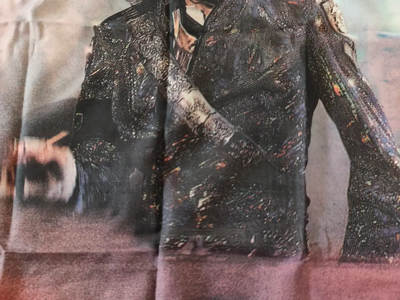 Billede 4 - Flot stort Michael Jackson flag