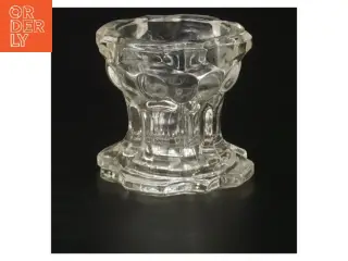 Klassisk glaskunst lysestage (str. 6,5 cm)