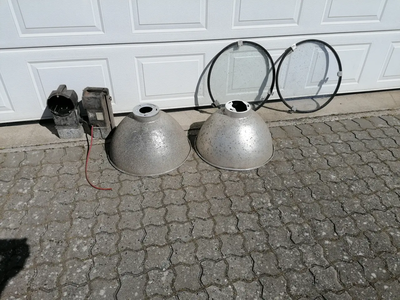 Billede 2 - Store Industrilamper med Patina