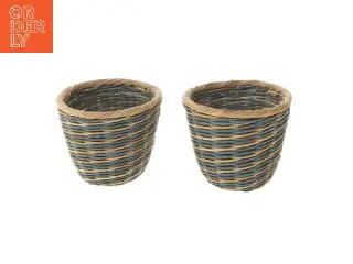 To flettede kurve (str. 2 stk Ø 14 cm længde 12 cm)