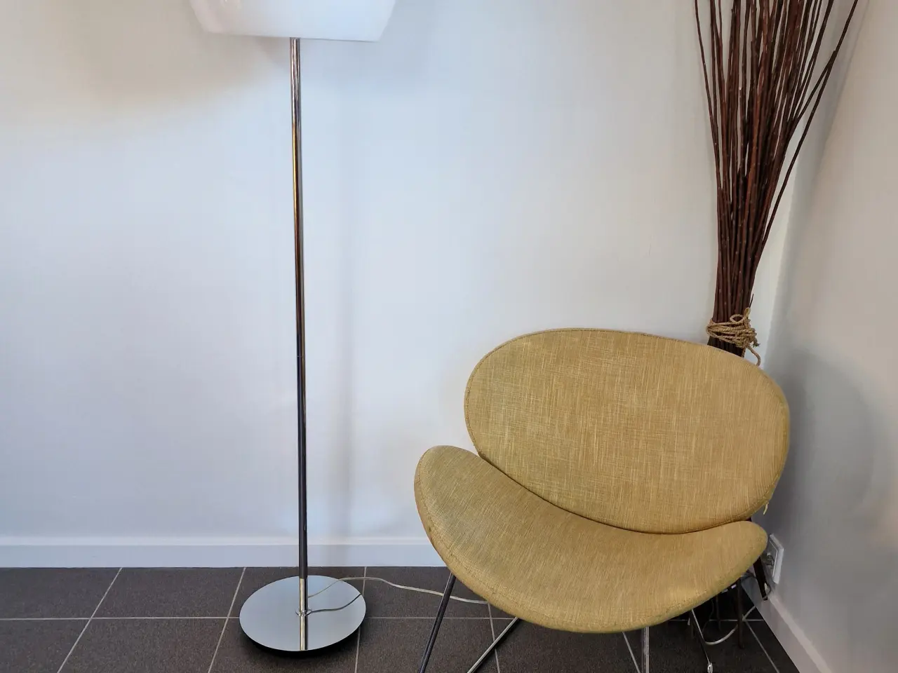 Billede 1 - Stor flot Elbodan standerlampe. 