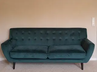 Grøn sofa
