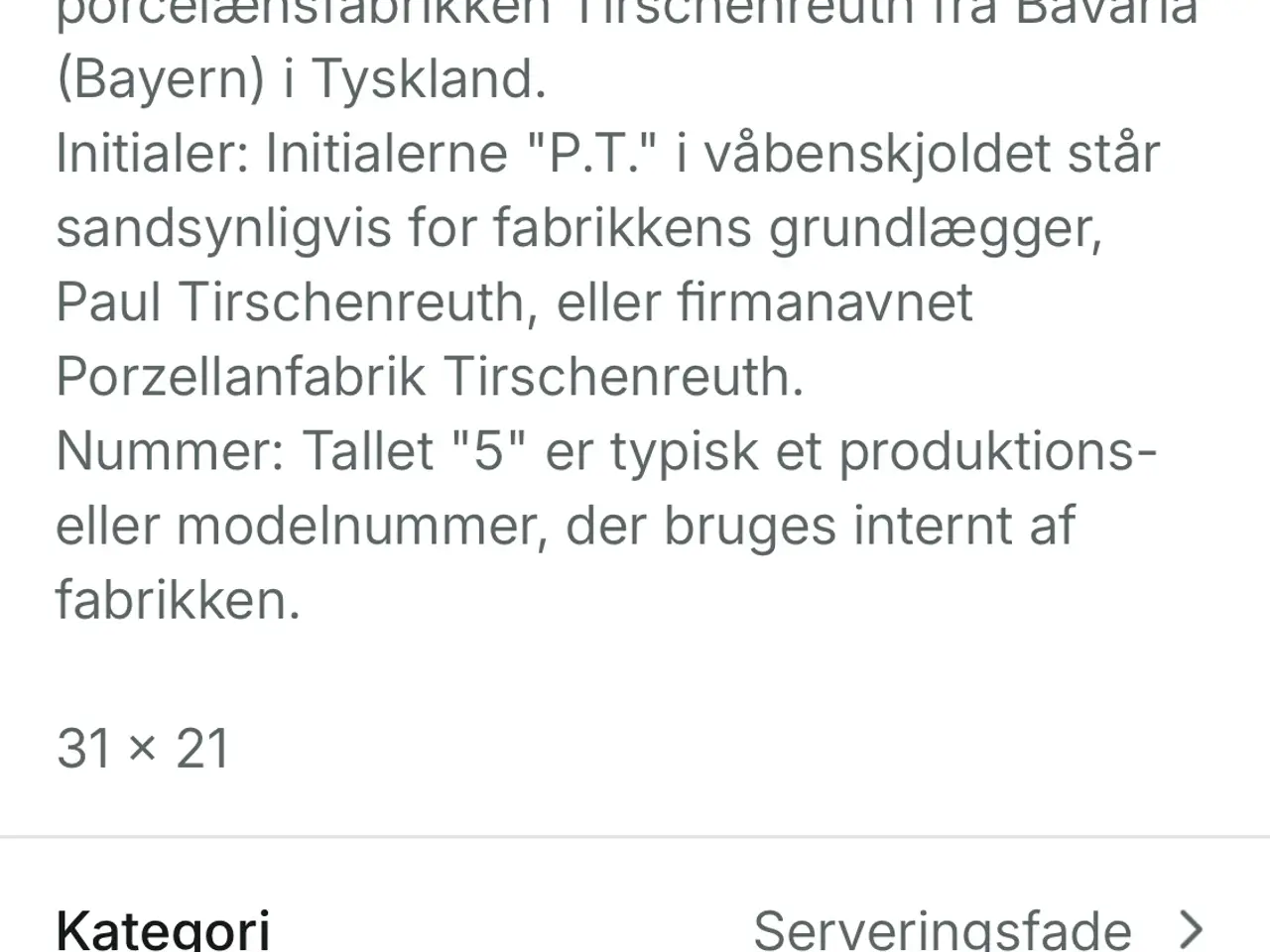 Billede 2 - Ovalt fad 