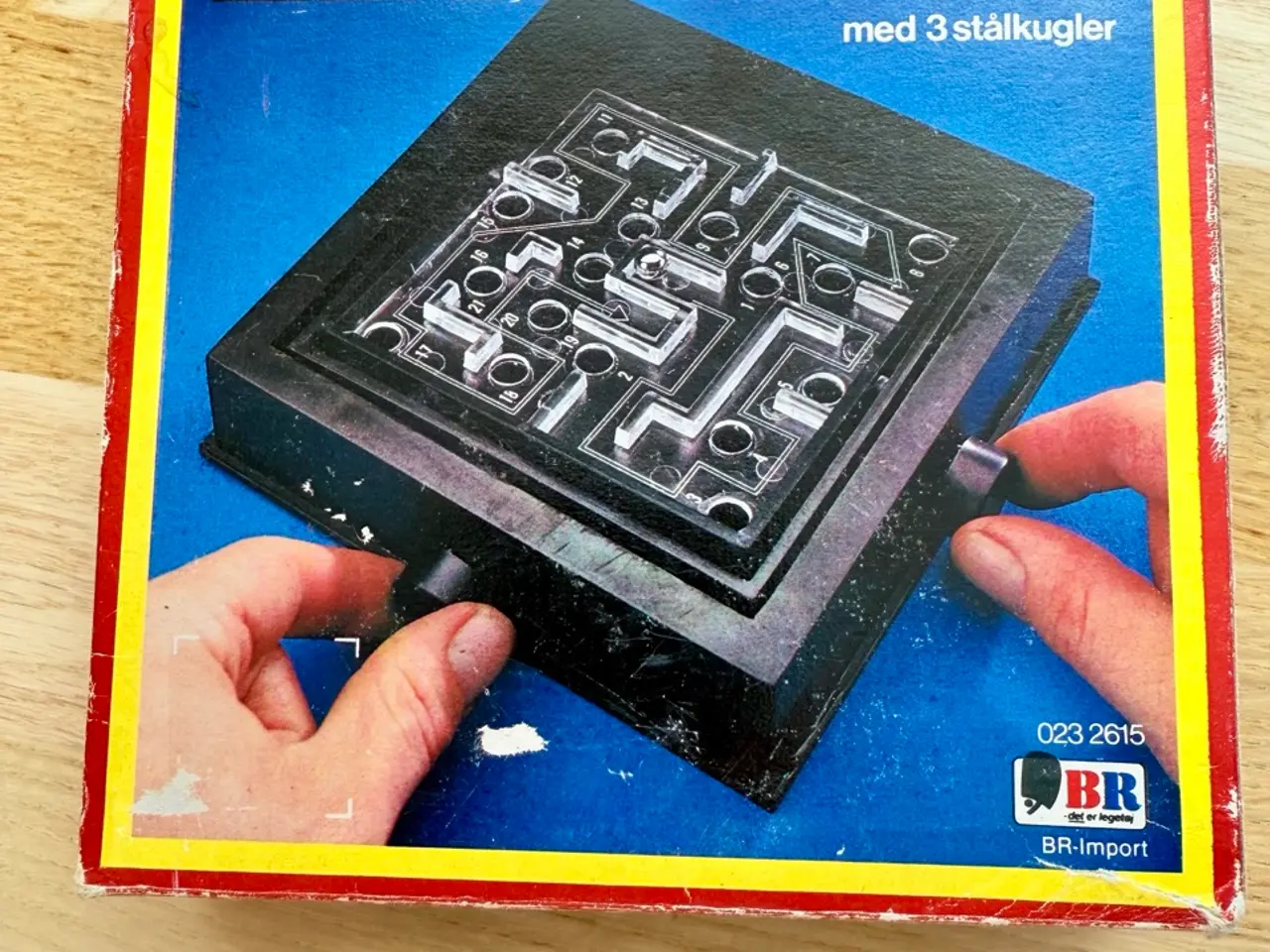 Billede 1 - Retro labyrintspil fra BR med stålkugler