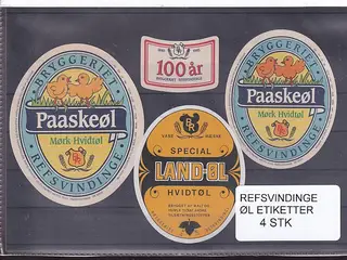 Etiketter - Refsvindinge 4 Stk.