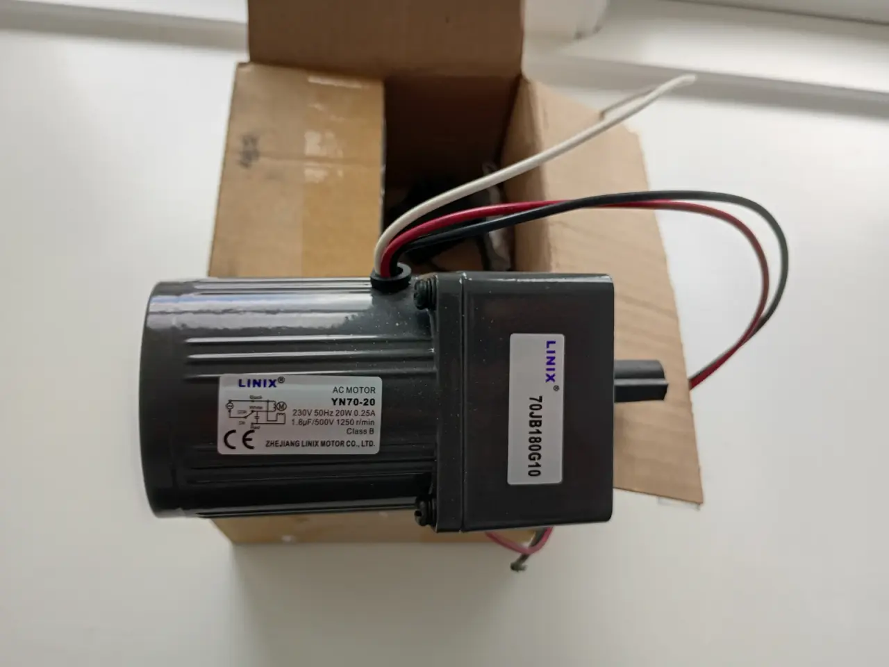 Billede 1 - Gearmotor til pillesnegl